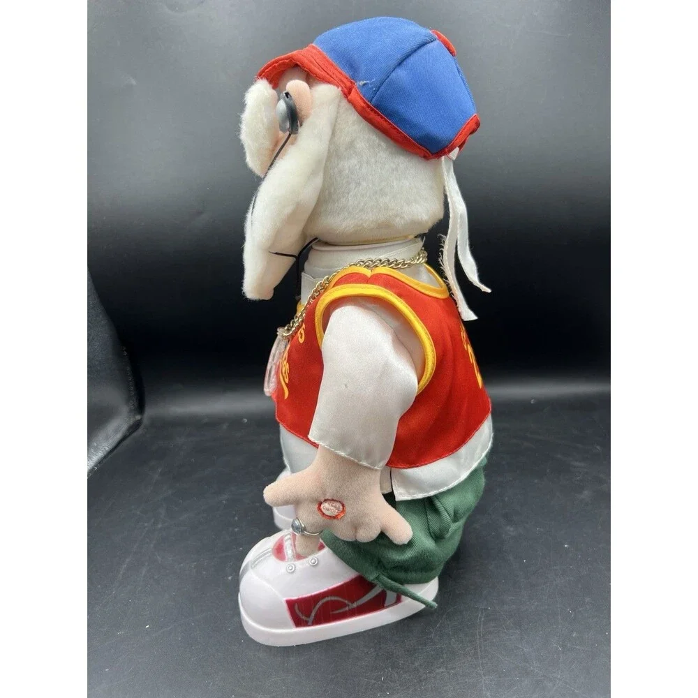 VTG Gemmy Hip Hop Santa Animated Singing Rapping 12” Works 2 Songs Christmas